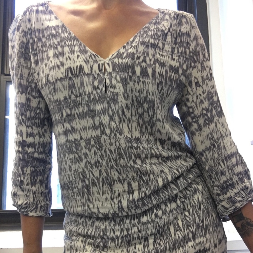 Patterned Mini Dress